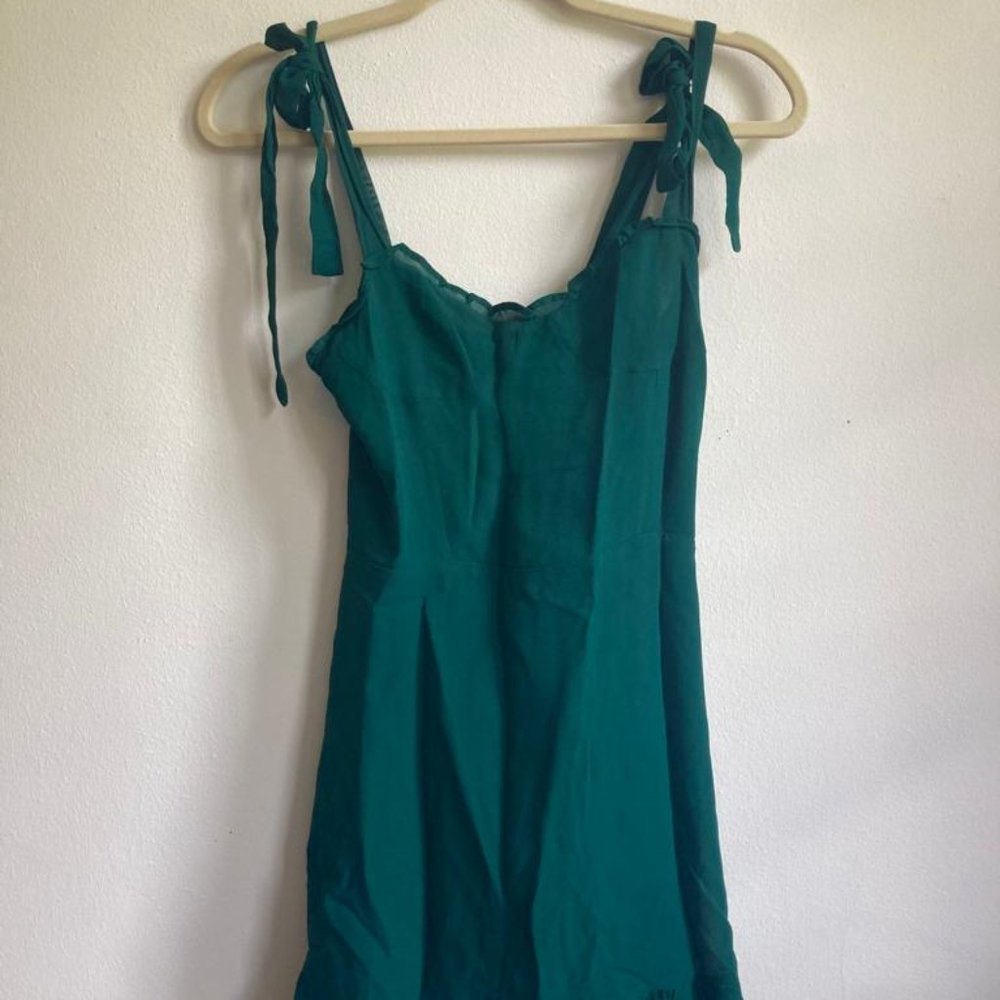 Reformation Emerald Green Dress